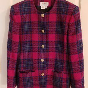 Talbot Petite Plaid Jacket